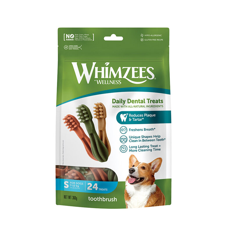 Whimzees Snacks Dentales para perros de razas pequeñas, , large image number null