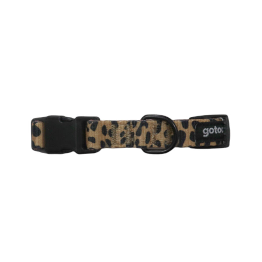 Gotoo Collar estampado leopardo para perros, , large Imagen numero 1