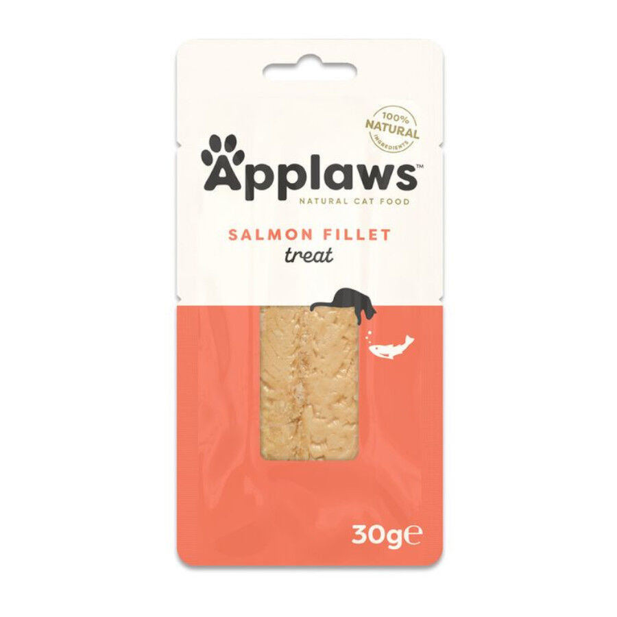 30 g Applaws Lomo de Salm&oacute;n snack para gatos, , large Imagen numero 1