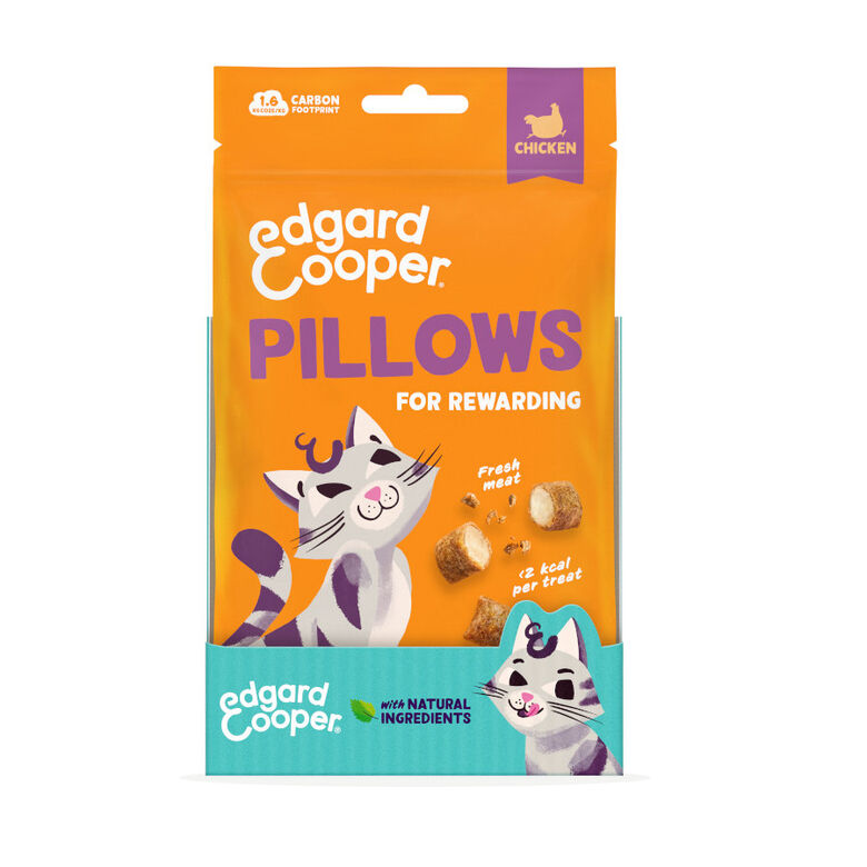 Edgard &amp; Cooper Bocaditos Pillows Pollo para gatos thumbnail