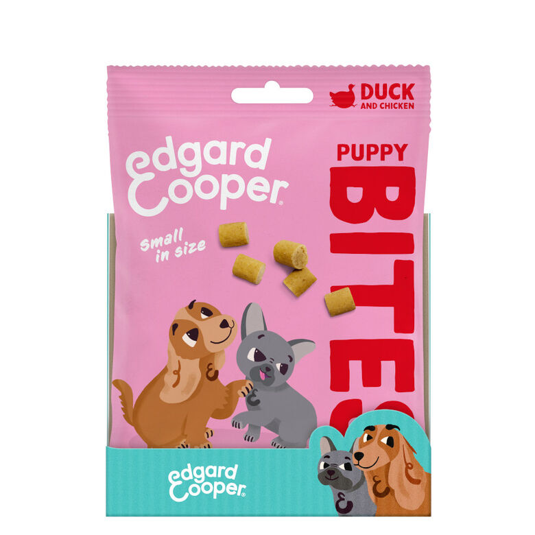 Edgard &amp; Cooper Bocaditos Mini Puppy de Pato y Pollo para perros thumbnail