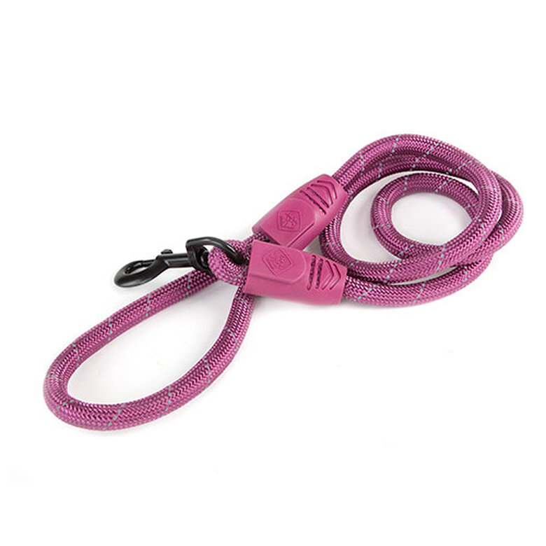TK-Pet Reflective Correa de Nylon Morada para perros,  Imagen numero 1 TK-Pet Reflective Rope correa morada nylon redondo Imagen numero 1