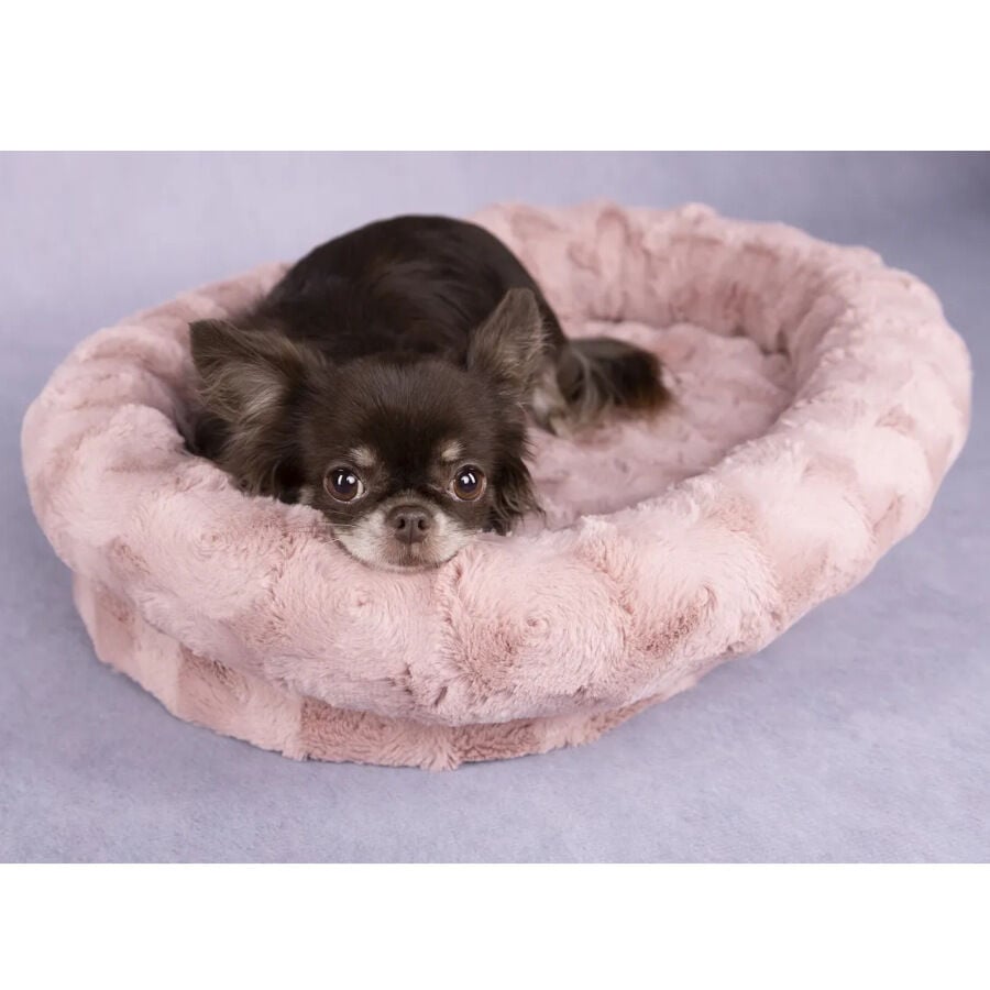 Flamingo Dorian Ovalado Rosa cama cuna para perros y gatos thumbnail