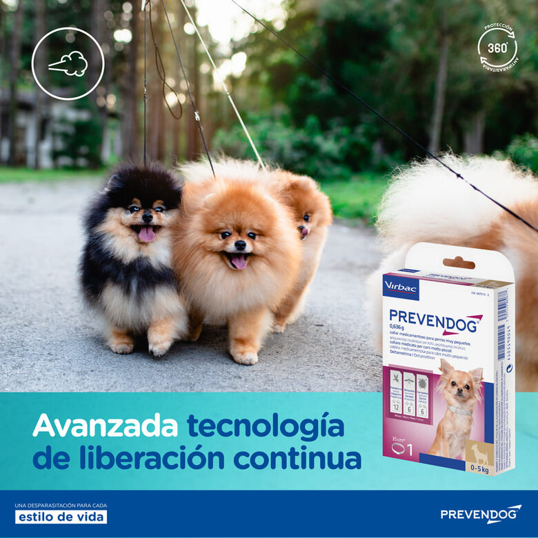 Virbac Prevendog Collar Antiparasitario para perros,  Imagen numero 5 Virbac Prevendog Collar Antiparasitario para perros, , large Imagen numero 5