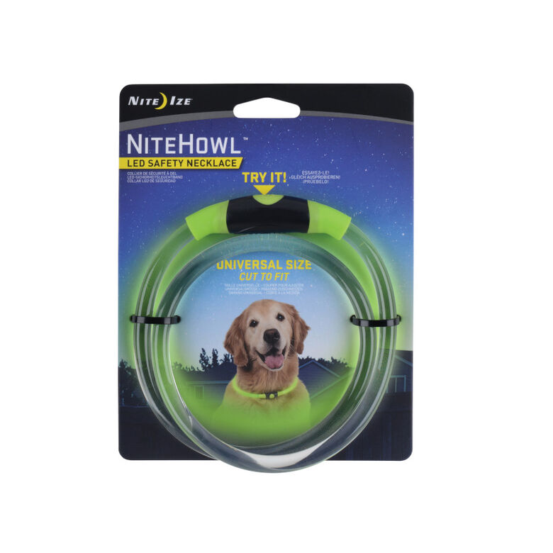 Nite Ize Nite Howl Collar Led Verde para perros thumbnail
