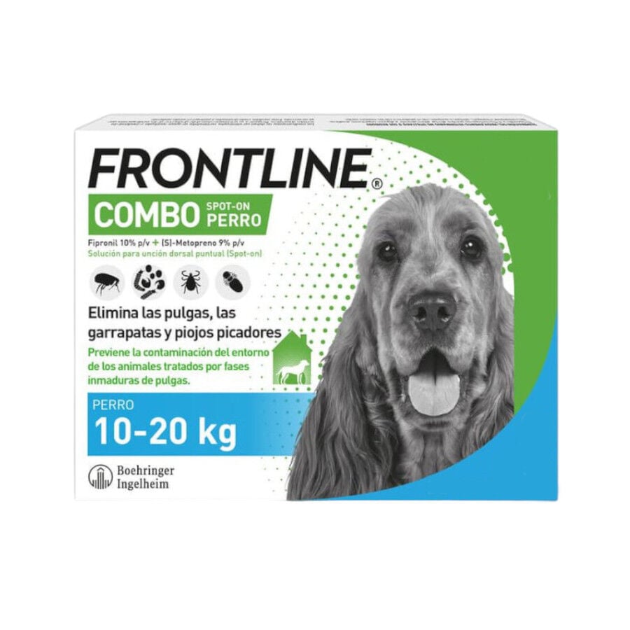 Frontline Combo Pipetas Antiparasitarias para perros medianos