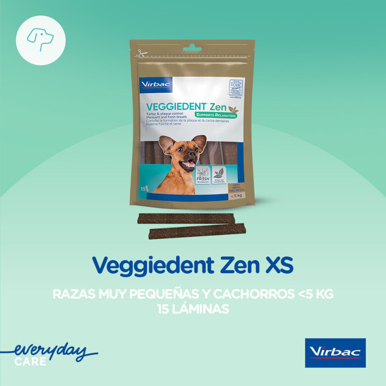 15 barritas Virbac Láminas Veggiedent Zen XS para perros,  Imagen numero 3 15 barritas Virbac Láminas Veggiedent Zen XS para perros, , large Imagen numero 3