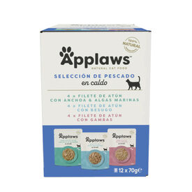 Applaws Selecci&oacute;n de Pescado sobre para gatos - Multipack