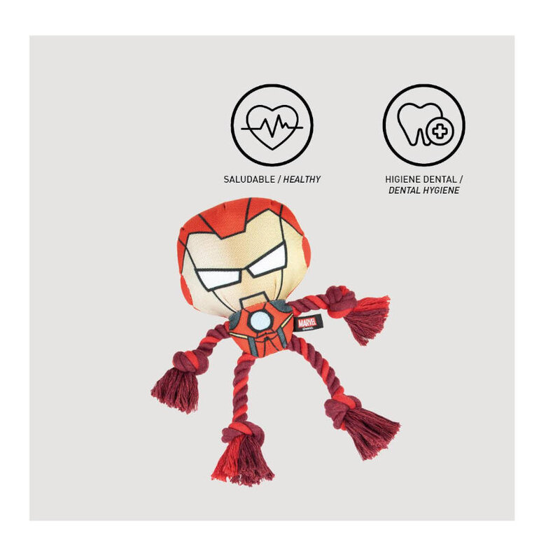 Disney Marvel Iron Man de Peluche con Cuerda para perros, , large image number null