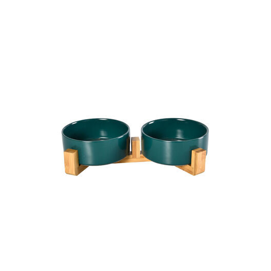 Outech Ceramic Combo Comedero doble para perros, , large image number null