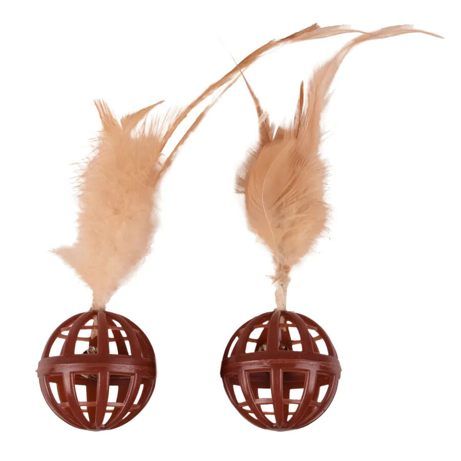 Flamingo Dian Pelota con Cascabel para gatos thumbnail