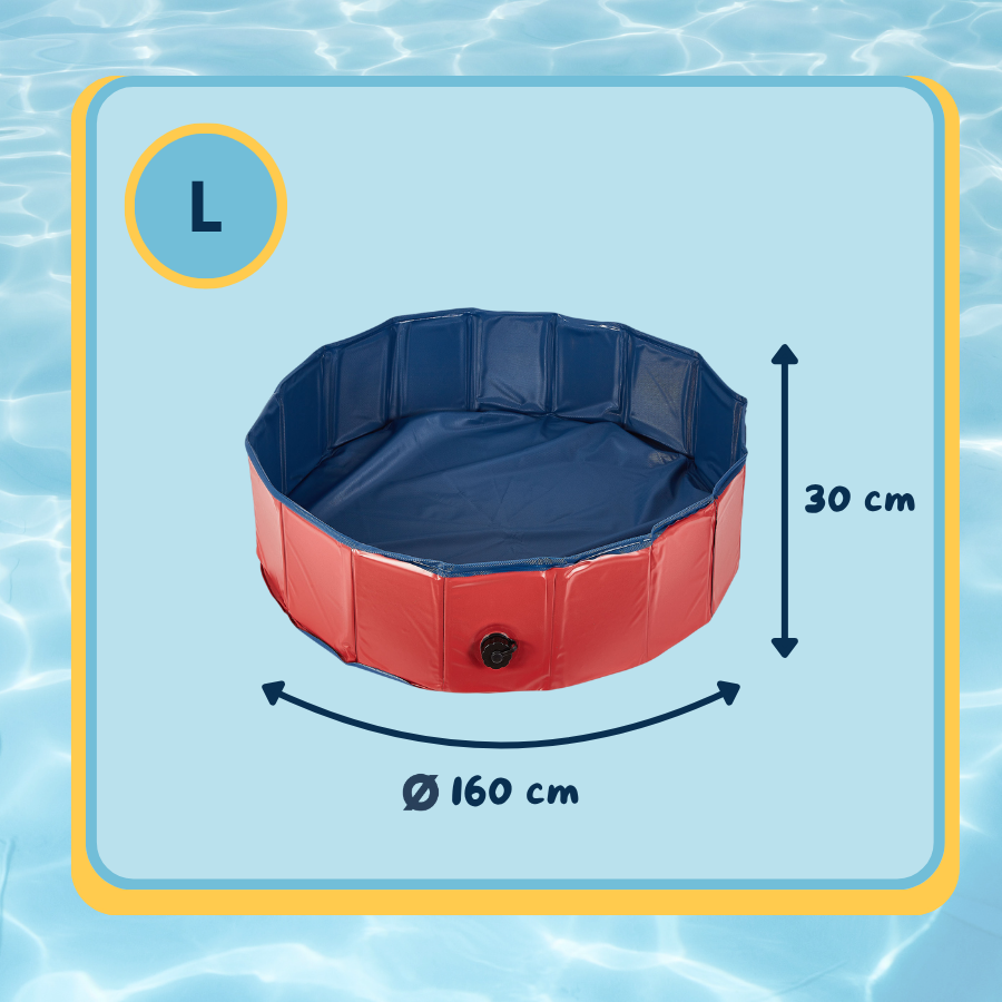Summer Vibes Piscina Roja para perros, , large Imagen numero 4