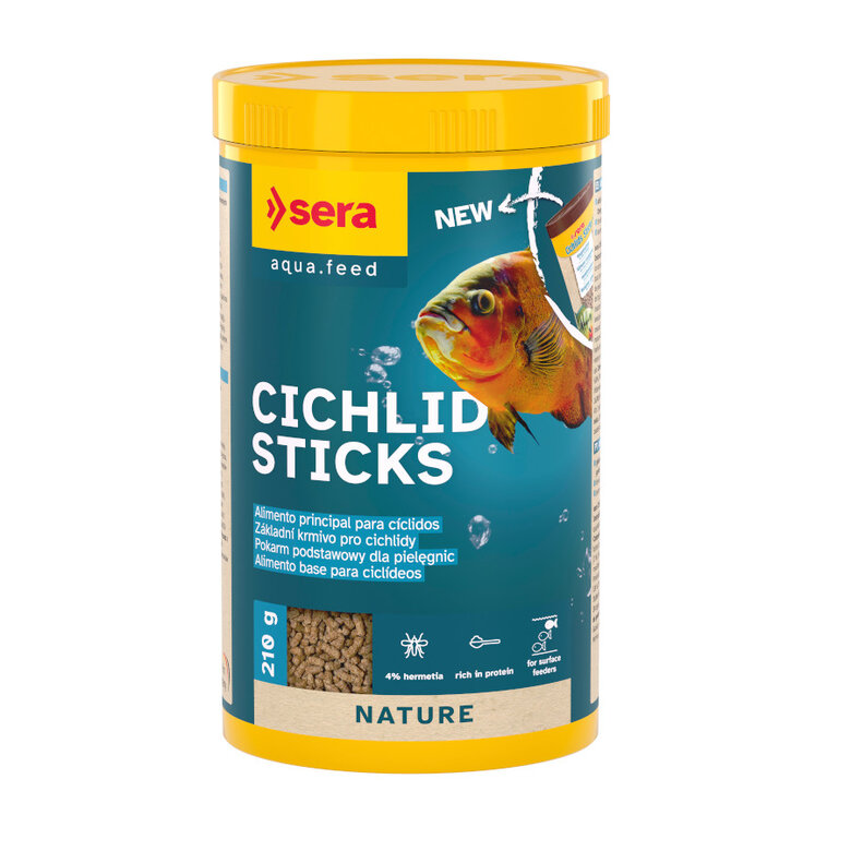 Sera Cichlid Nature Sticks para peces,  Imagen numero 1 Sera Cichlid Nature Sticks para peces, , large Imagen numero 1
