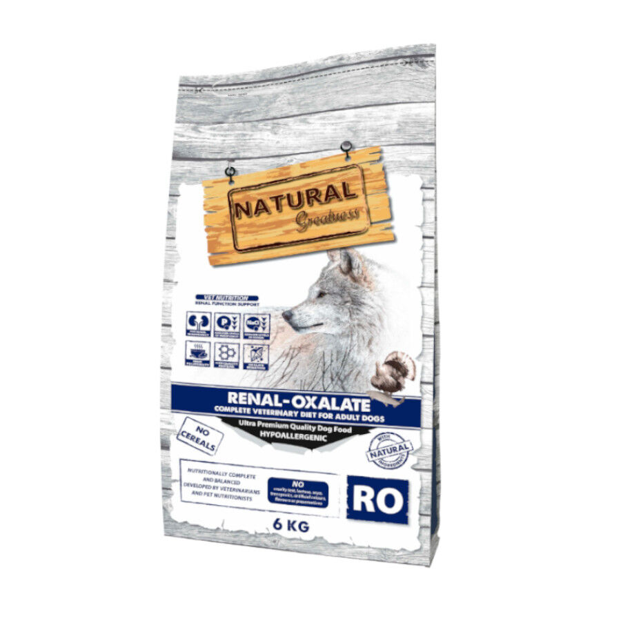 Natural Greatness Renal-Oxalate Pavo Pienso Hipoalergénico para perros
