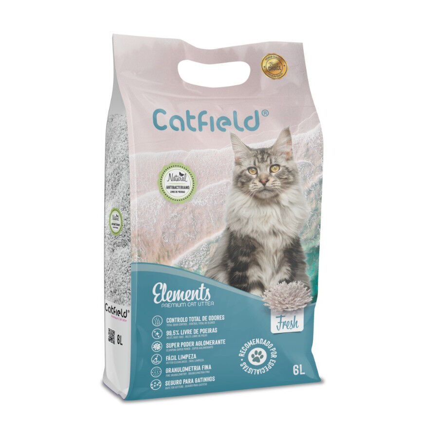 Catfield Elements Fresh Arena Aglomerante Natural para gatos, , large Imagen numero 1