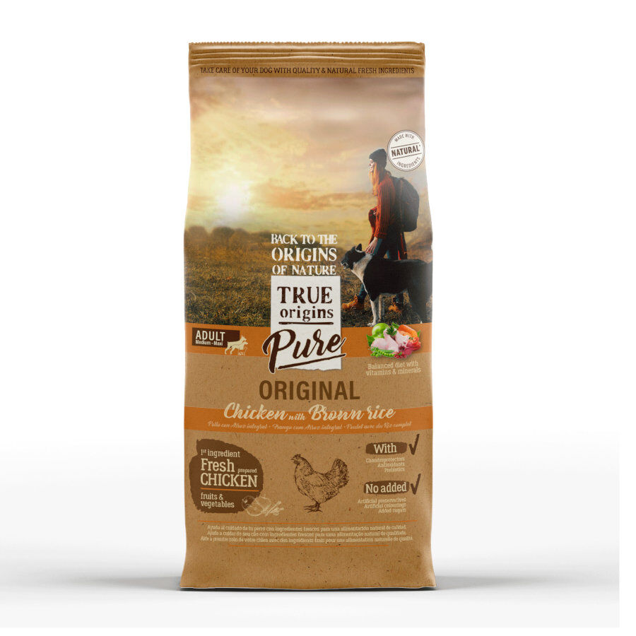 True Origins Pure Adult Pollo y Arroz pienso para perros