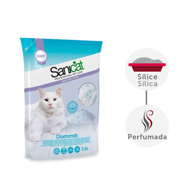 Arena aglomerante Sanicat para gatos Active Gold 6 L · Sanicat · El Corte  Inglés