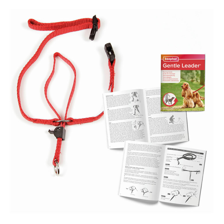 Beaphar Gentle Leader Bozal rojo para perros, , large image number null