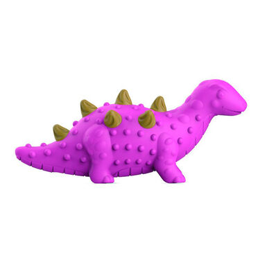 TreatTricks Puppy Mordedor en Forma de Dinosaurio para perros
