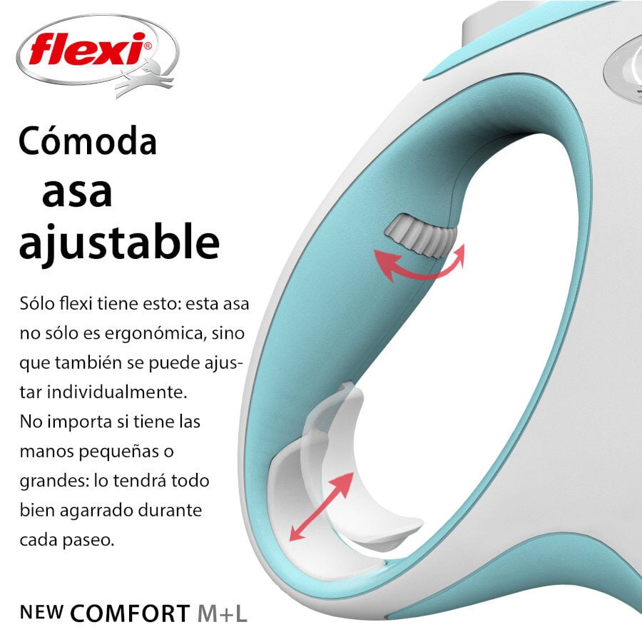 Flexi New Comfort Correa Extensible Azul para perros, , large Imagen numero 4
