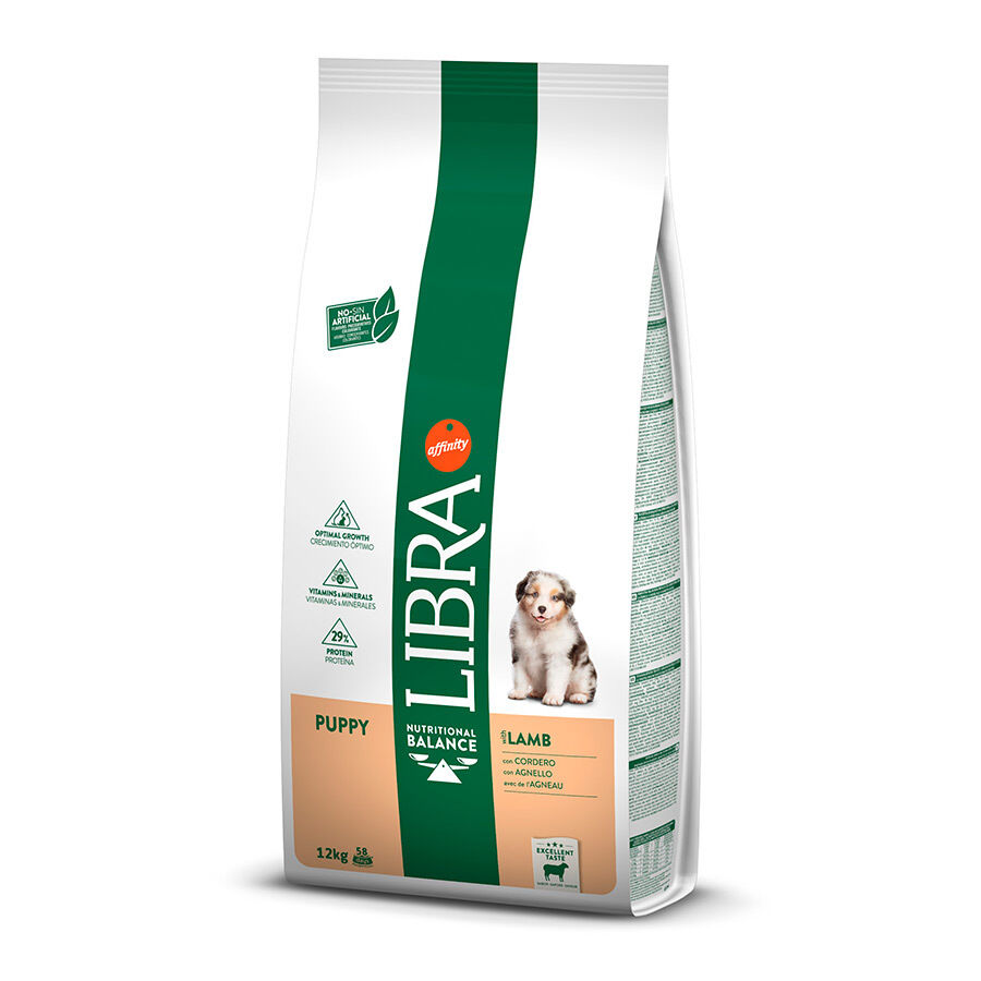 12 kg Libra Puppy Cordero y Arroz pienso para perros, , large Imagen numero 1