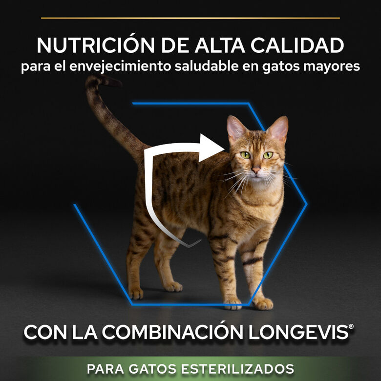 Pro Plan Senior Sterilized Pavo Pienso para gatos thumbnail