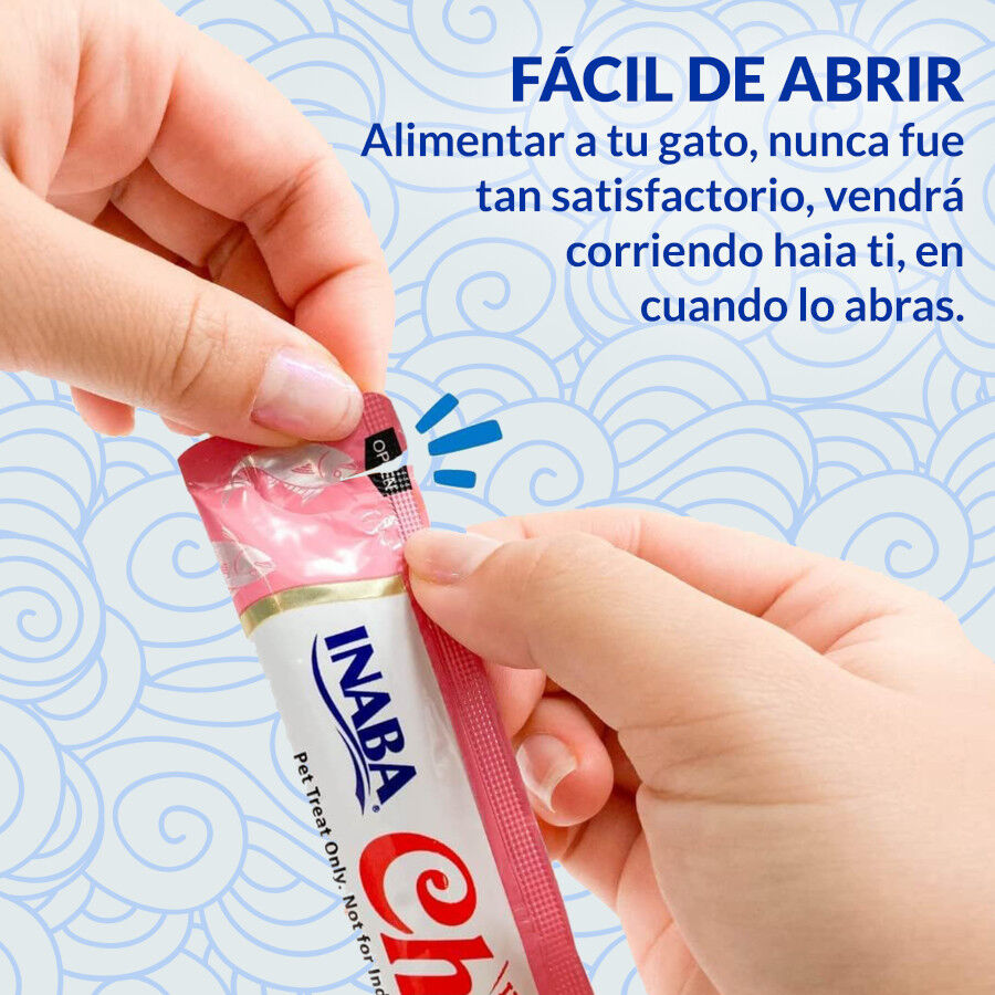 Churu Snack Líquido Variedades de Atún con Marisco para gatos thumbnail