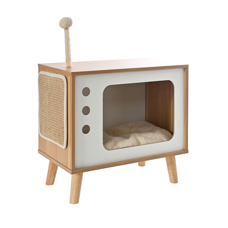 Leeby Thierre TV cama nido rascador  para gatos