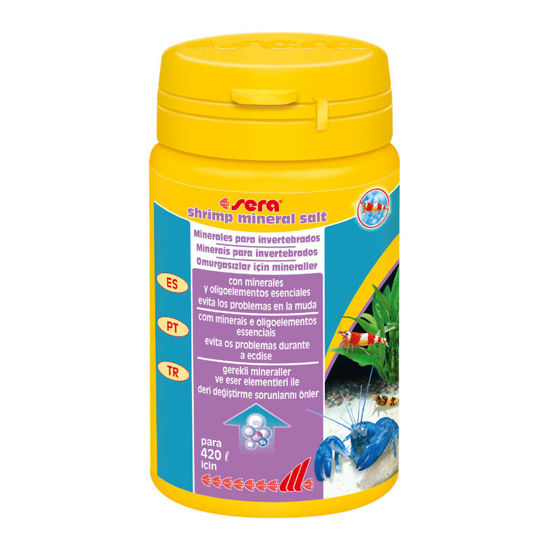Sera Shrimp Mineral Salt Suplemento para invertebrados