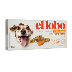 El Lobo Turr&oacute;n Crujiente de Zanahoria para perros