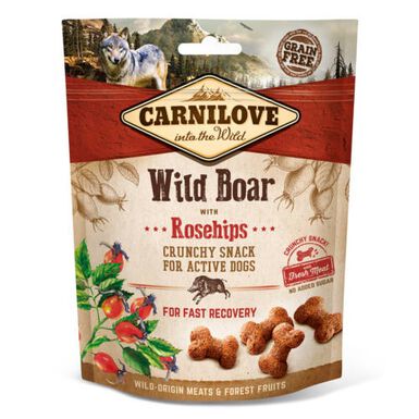Carnilove Galletas Crunchy Jabalí y Rosa Mosqueta para perros