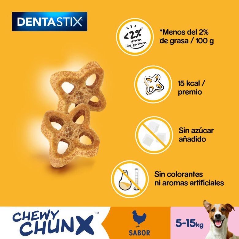 68 g Pedigree Dentastix Chewy Chunx Snacks Dentales Pollo para Perros Pequeños,  Imagen numero 5 68 g Pedigree Dentastix Chewy Chunx Snacks Dentales Pollo para Perros Pequeños, , large Imagen numero 5
