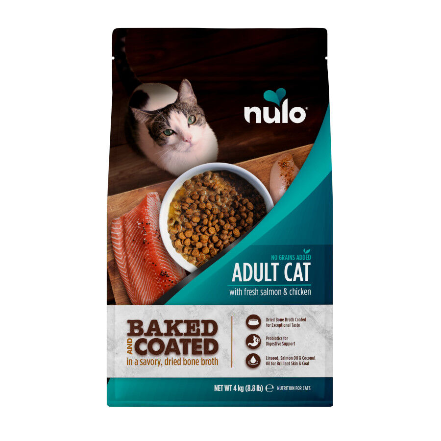 4 kg Nulo Baked & Coated Pienso Pollo y Salm&oacute;n para gatos, , large Imagen numero 1