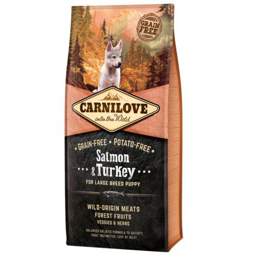 Carnilove Salmon & Turkey pienso cachorros grandes Imagen numero 1