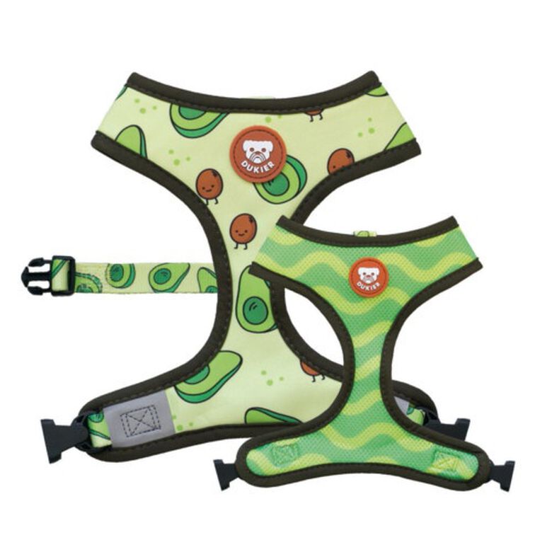 Dukier Avocado Arnés Reversible Estampado Aguacate para perros thumbnail