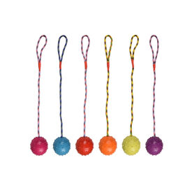 Flamingo Pelota con cuerda para perros