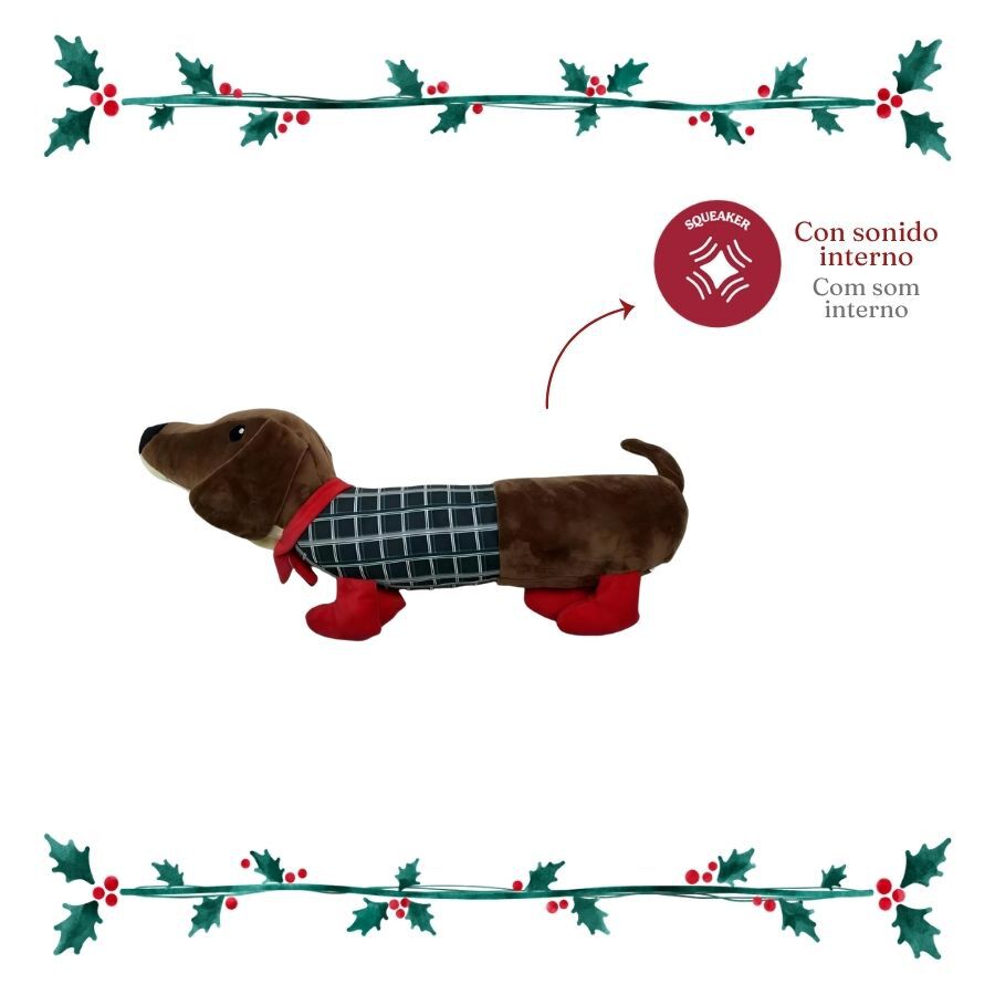 Wonder Christmas Perro Salchicha XL Peluche para perros, , large Imagen numero 4