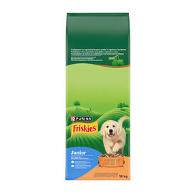 Friskies Junior Pollo y Verduras pienso para perros