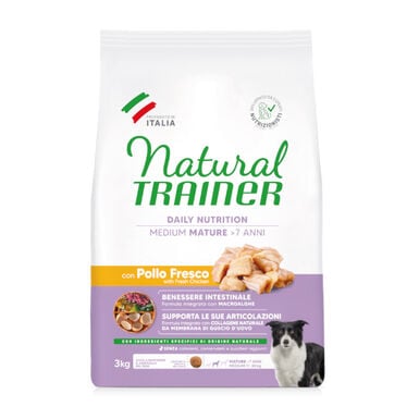 Natural Trainer Mature Medium Pollo pienso para perros