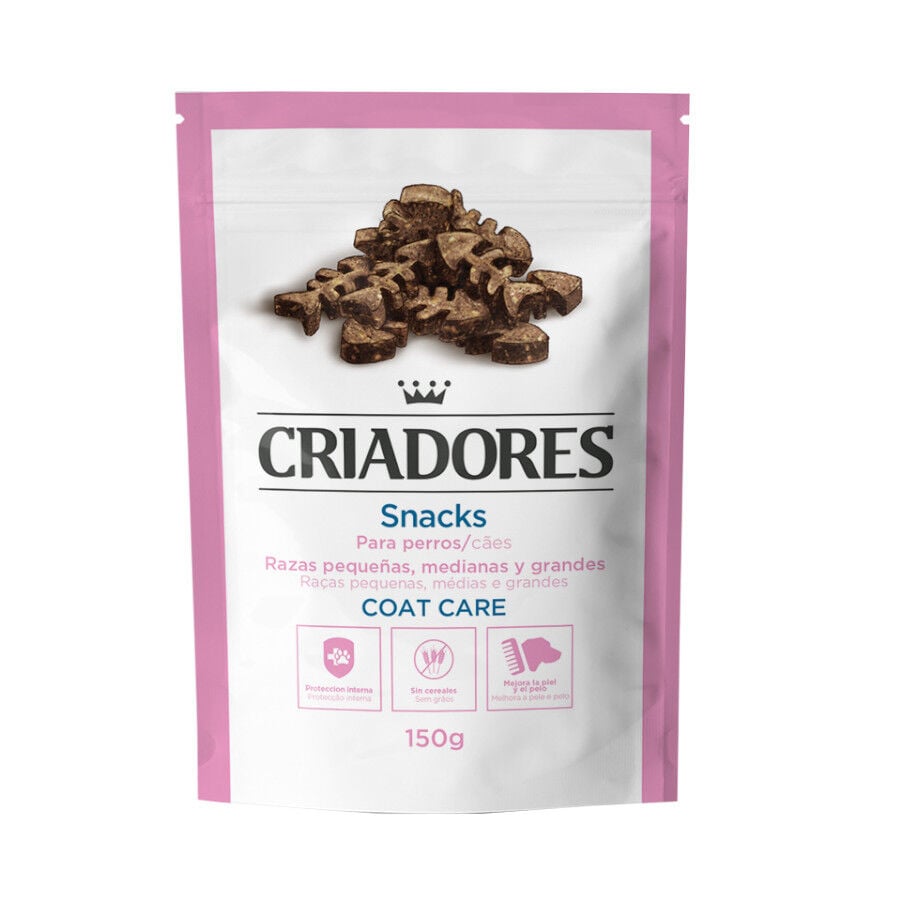 150 g Criadores Bocaditos Adult Coat Care de Krill para perros, , large Imagen numero 1