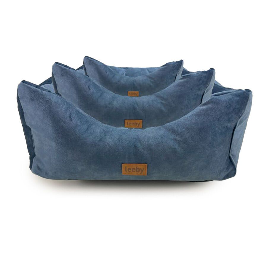 Leeby Cuna Impermeable y Desenfundable Azul Marino para perros, , large Imagen numero 3