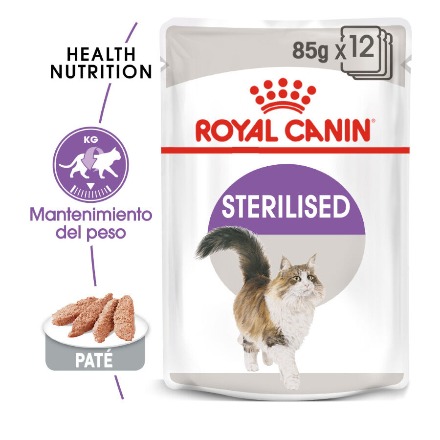 Royal Canin Sterilised Paté sobre para gatos thumbnail