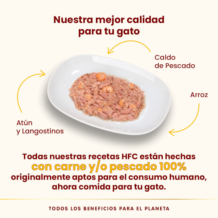 Almo Nature HFC Atún y Gambas lata para gatos thumbnail