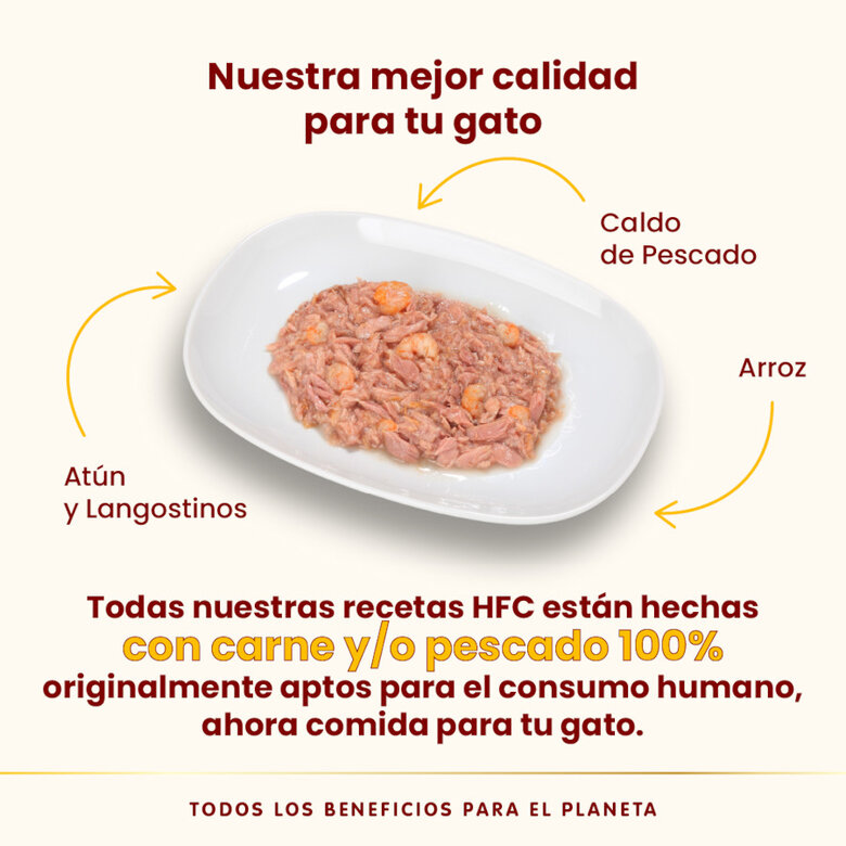 70 g Almo Nature HFC Atún y Gambas lata para gatos ,  Imagen numero 3 70 g Almo Nature HFC Atún y Gambas lata para gatos , , large Imagen numero 3