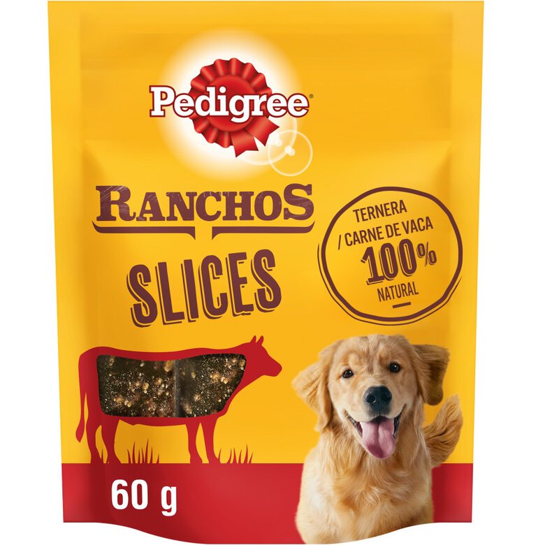 Pedigree  Ranchos Slices Premios Sabor Ternera para Perros, , large image number null