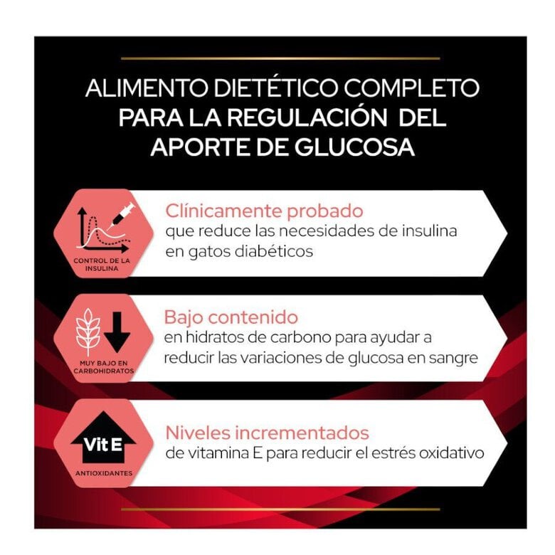 195 g Pro Plan Veterinary Diets Diabetes lata para gatos,  Imagen numero 2 195 g Pro Plan Veterinary Diets Diabetes lata para gatos, , large Imagen numero 2