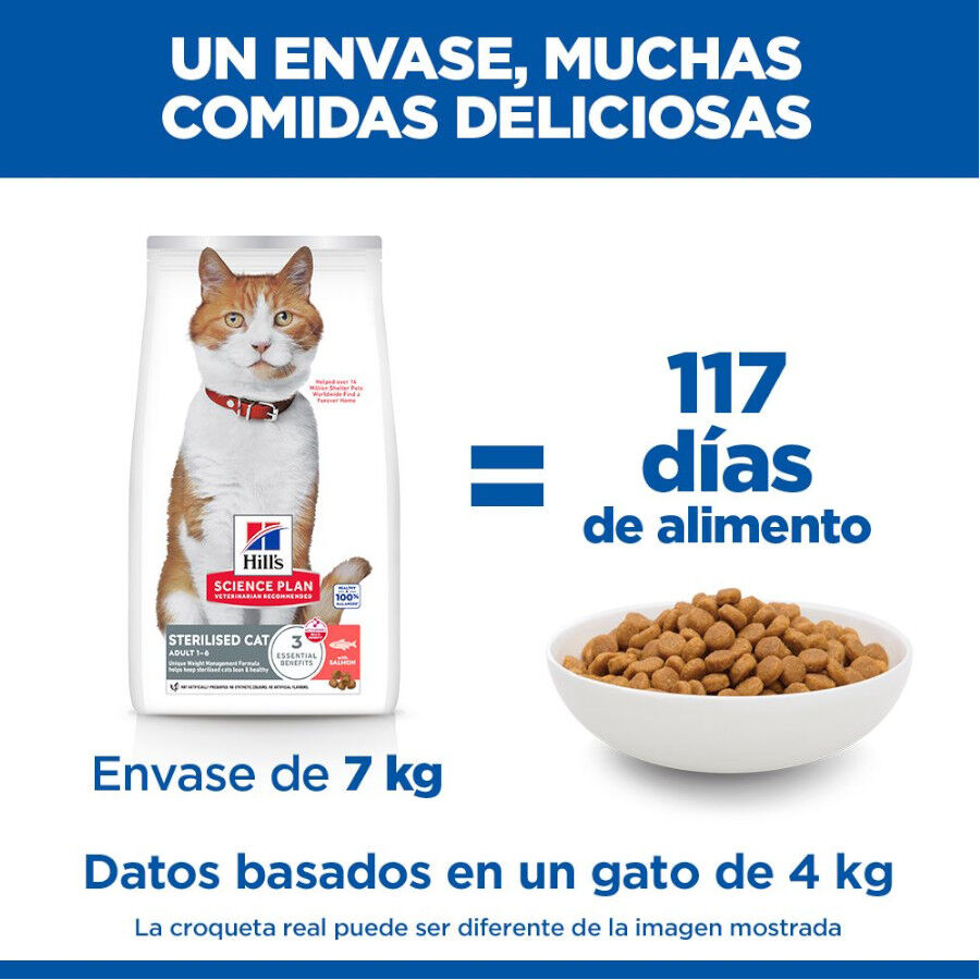 Hill's Science Plan Sterilised pienso salmón para gatos esterilizados thumbnail