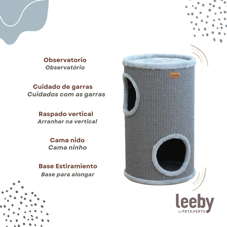 Leeby Bijou barril rascador con cama nido para gatos,  Imagen numero 3 Leeby Bijou barril rascador con cama nido para gatos, , large Imagen numero 3
