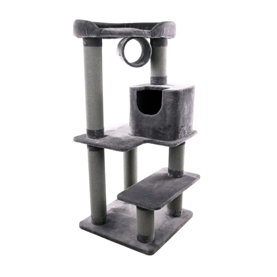 Flamingo Jessi rbol Rascador Gris para gatos Kiwoko
