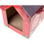 Leeby Hattie casita rascador de cartón con estampado de granja para gatos, , large indicador imagen numero 6